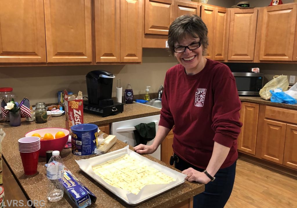 Happy, just happy to be baking.